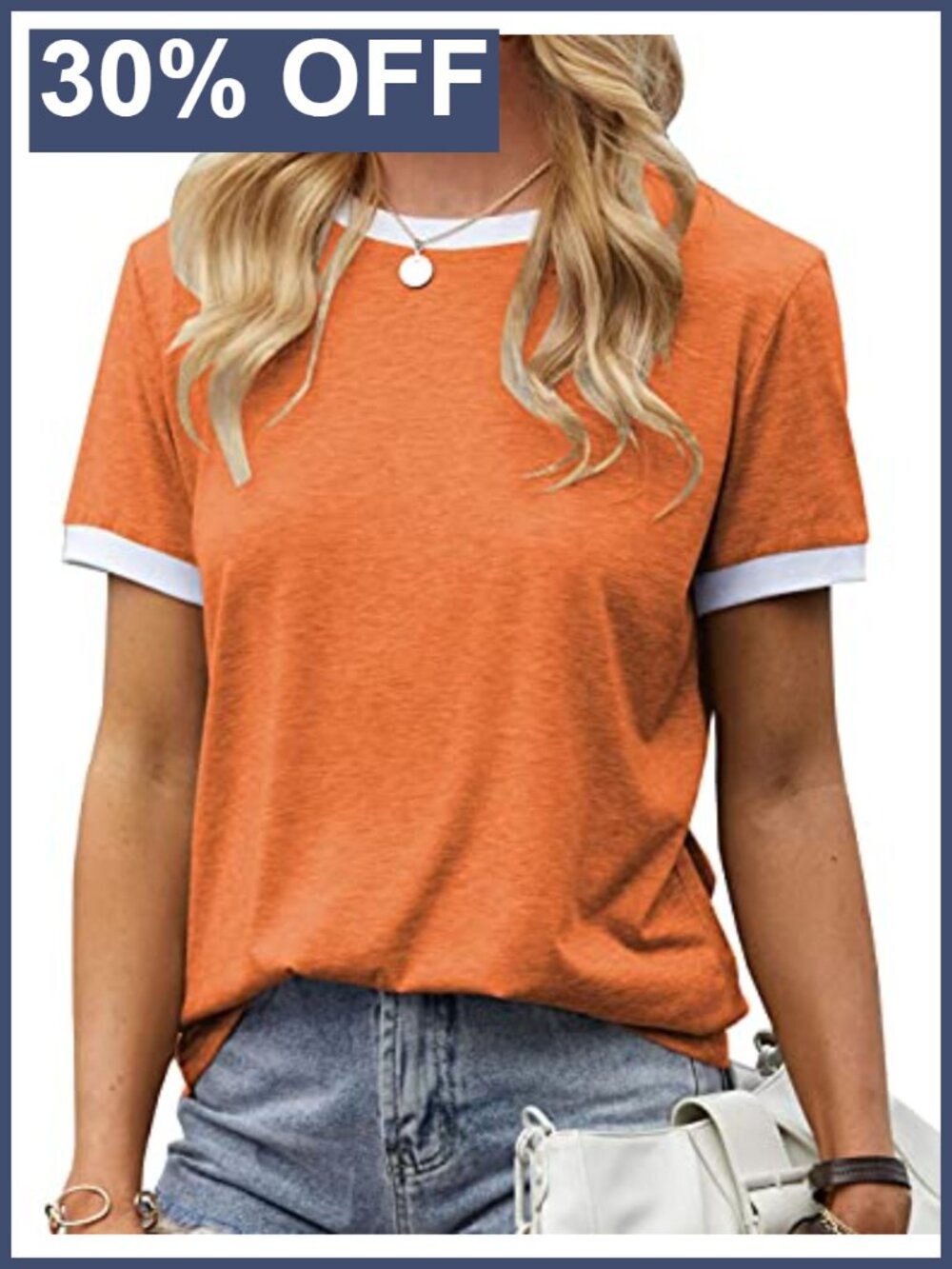 Women's Striped Color Block Crew Neck Short Sleeve T-Shirt Lightweight Cotton